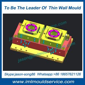 Cheap The highest quality thin wall plastic cup injection mould, IML thin wall container molding wholesale