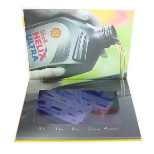 China Custom Buttons Control LCD Video Brochure , IPS LCD Screen Video Brochure on sale
