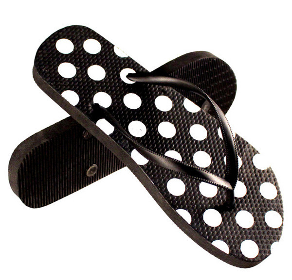 V strap full color printed Women Flip flops thongs slipers manufacturers