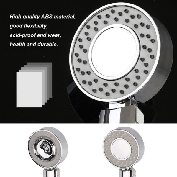 JK-2803 New design double sides spray plastic bathroom shower head ABS chrome plated cool shower heads adjustable