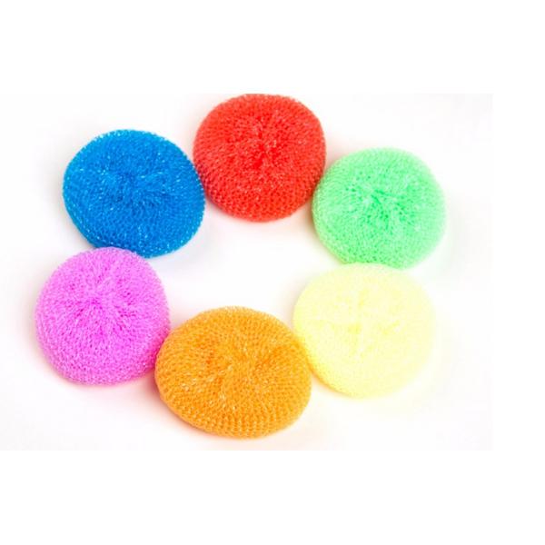 Anti Mildew Plastic Wire Dishwasher Scrubber , Plastic Pot Scourers With 3 Years Long Lifetime