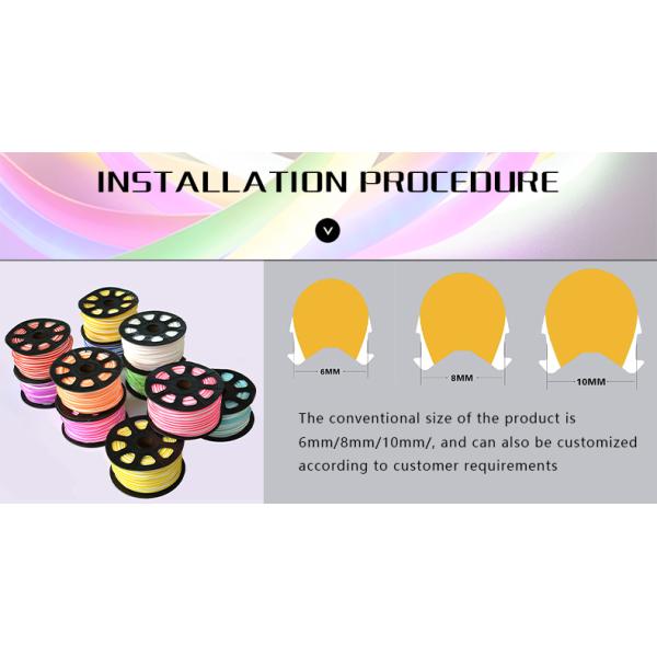 Flexible Led Strip Sign Neon Light Silicone Tube