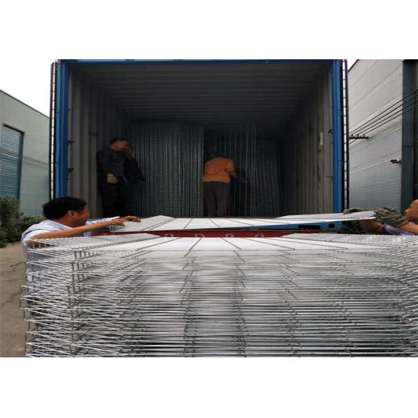 Galvanized Roll Top BRC Welded Wire Mesh Fence For Airport