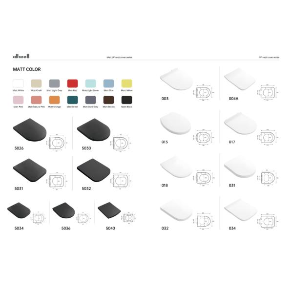 European Hot Sale Urea Resin Ultra thin square Shape Soft Close Toilet Seat Cover Lid