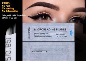 Cheap Permanent Makeup Eyebrow Blade Microblading Needles With Lot. No. And Expiry Date wholesale