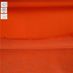 Cheap High Visibility Orange 260gsm Polyester Cotton Interweave Fabric wholesale