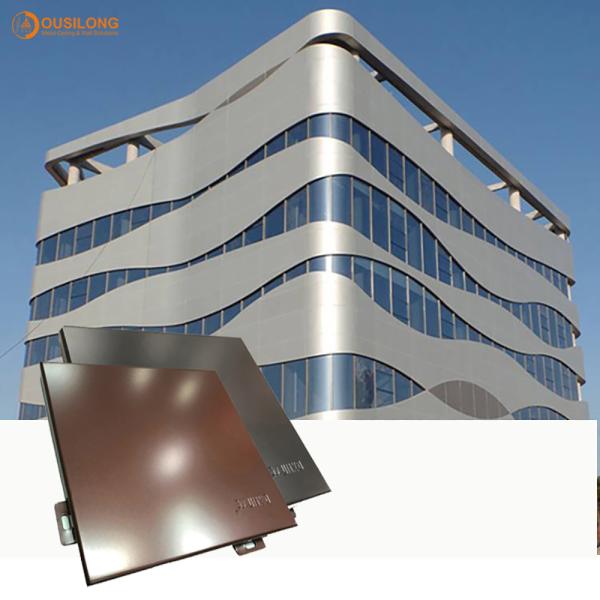 Waterproof 10 Years Warranty Aluminum Aluminium Wall Panels / Exterior Decorative Metal Wall Cladding