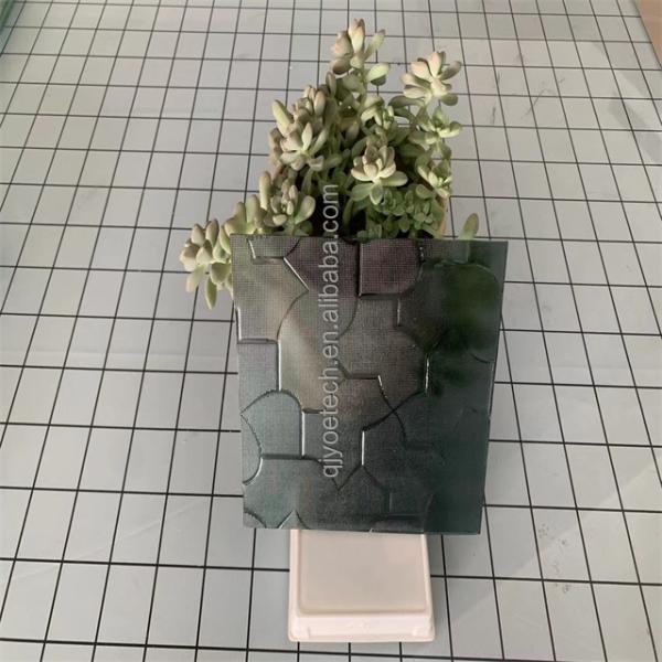 Decorative Building Material 4mm-6mm Bronze Patterned Glass for Interior Decoration