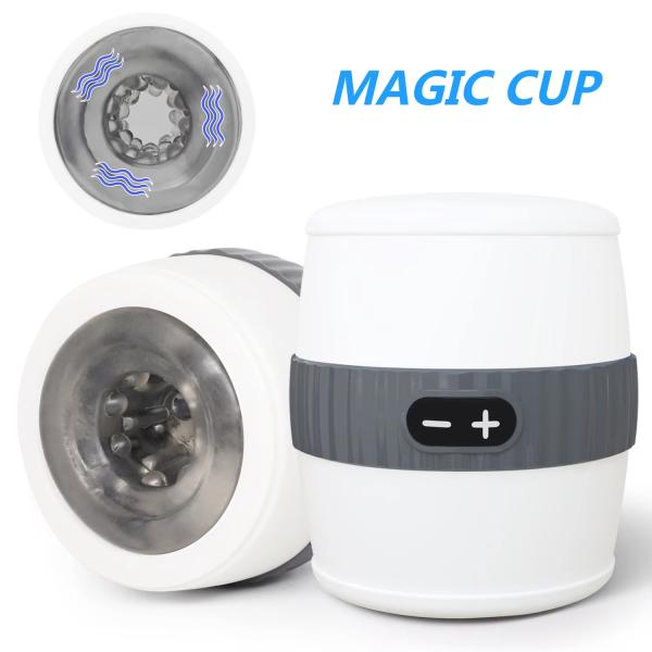 Automatic Sucking Male Masturbator Cup 12 Modes Vibration Pussy Stimulation Cup