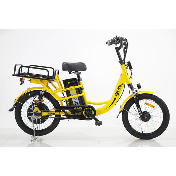 Electric Cargo Bike For Delivery Steel Frame 48V 400W Brushless Motor Lithium Battery