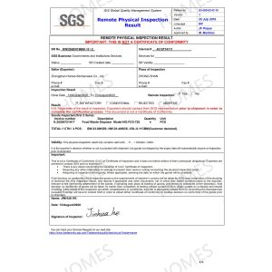 Zhongshan Homes Kitchenware Co., Ltd. Certifications