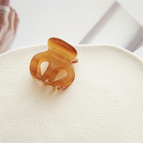 Acetate girls High ponytail fixator hair claw clip anti-collapse shark clipper accessories