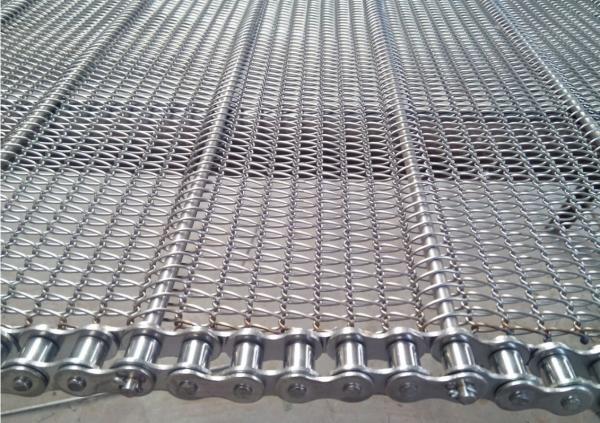 Quality Cooling Mesh Stainless Steel Wire Belt Straight Running Chain Edge Argon Welding for sale