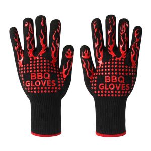 Buy cheap Customized Aramid Barbecue Oven Glove Handschuhe 932F Extreme Heat Resistant from wholesalers