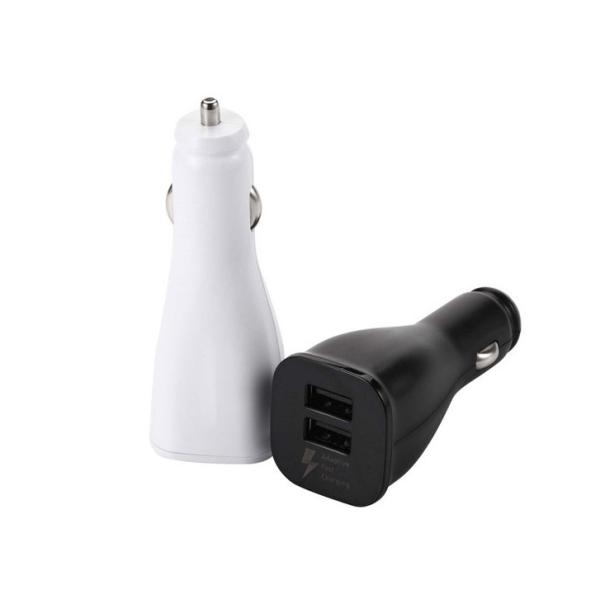 Qc 2.0 Double Usb Car Charger , Samsung Fast Charging Car Charger For S6 S7 / Note 4 5