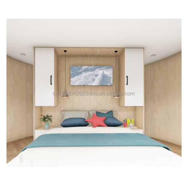 Customized Color Galvanized Steel Square Tubes Main Structure Prefabricated Wooden Round House Garden Hotel Wooden House