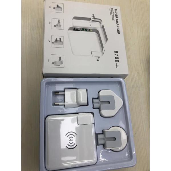 Polymer Battery 5W 5V2A 6700mah Wireless Power Bank