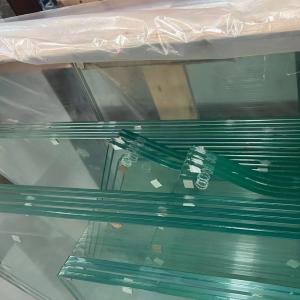 China Flat And Curved PVB Laminated Tempered Glass SGP Safty Building Glass For Balustrades Stair Railing on sale