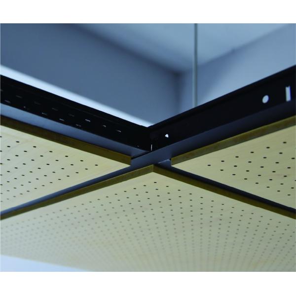 Round Hole Structure Acoustic Perforated Wood Panels 2400mm 0.9NRC CE FSC