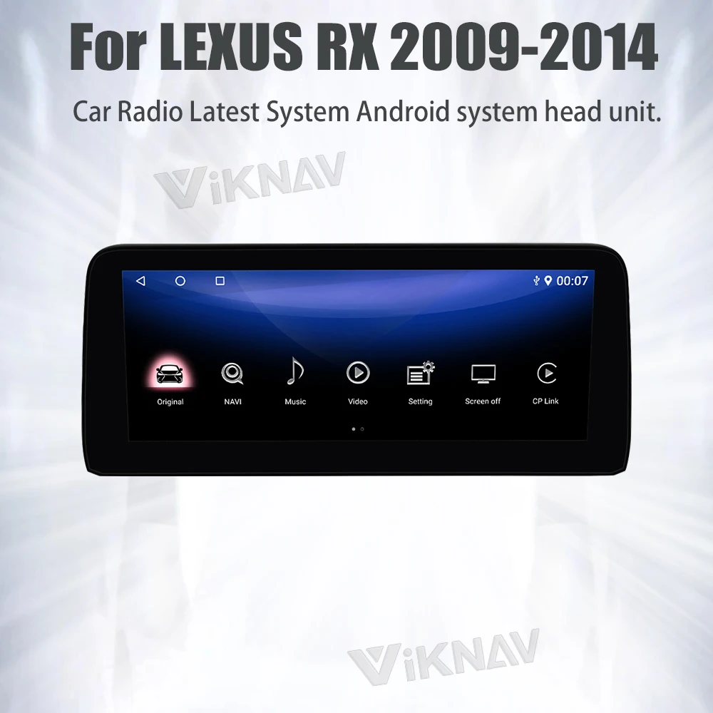 LEXUS RX 2009-2014 Aftermarket Bluetooth Car Stereo Radio Upgrade 12.3 Inch Touchscreen