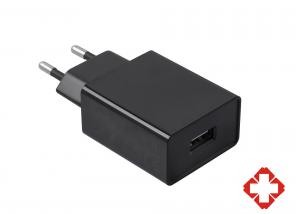 Cheap EN/IEC 60601 CE GS certified 5V 2A AC Adapter, 5V 1A Medical USB Chargers with EU Plug wholesale