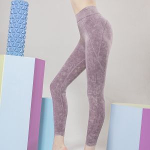 Women Seamless High Waist Band Leggings For Yoga