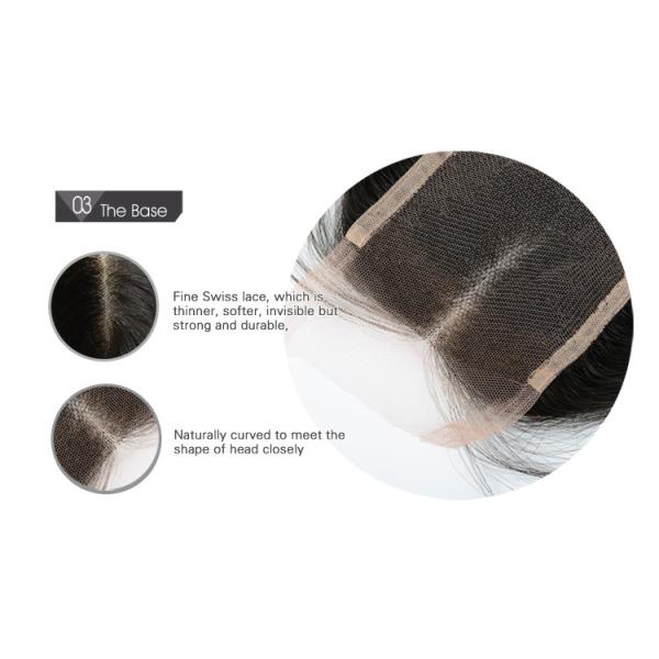 130% Hair Density Ladies Unprocessd Lace Frontal Tangle Free Body Wave