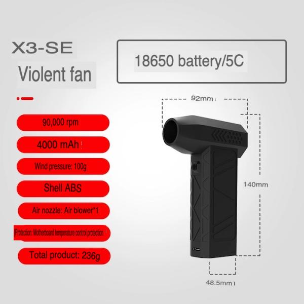 Take Hiking Next Level Portable Handheld Violent Fan Cool Camping Accessories Metal Design