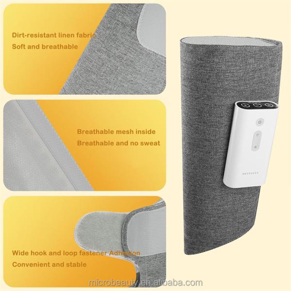 Wireless Air Compression Leg Massager Pressotherapy Electric Vibration Knee And Leg Massager