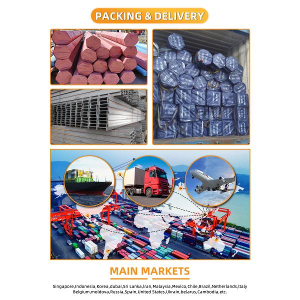 TISCO SUS 201 Stainless Steel Beams AISI Hot Rolled Steel H Beam For Building