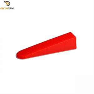 China PP Red Reusable Floor Tile Leveling Wedges For Ceramic Tile Leveling on sale