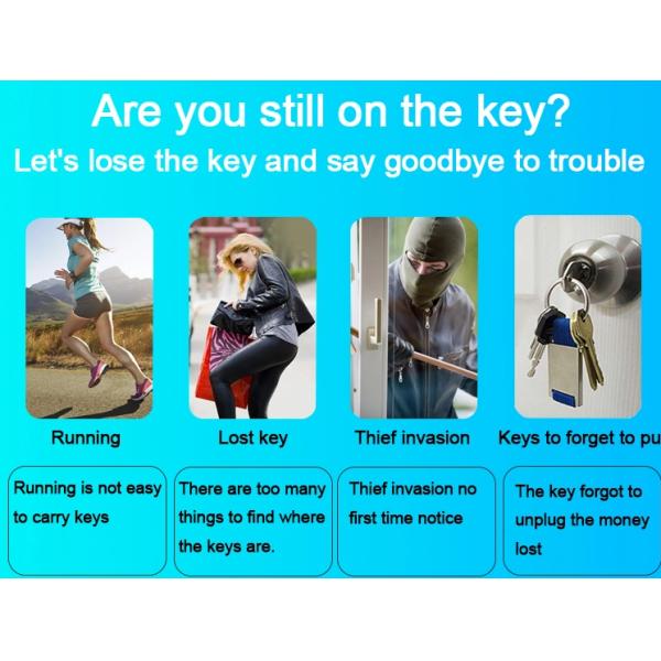 Cerradura Inteligente Classic Smart Door Lock For Apartment Airbnb