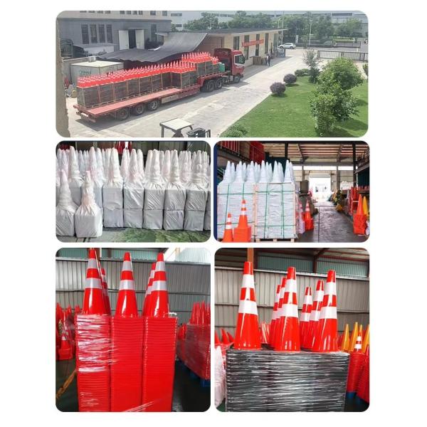 3kg Traffic Cone Base Weights Anti Fall Rubber Base Weight 370*370mm