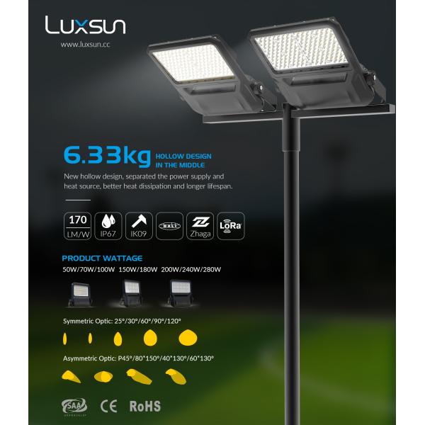 130LM/W-170LM/W Sports Ground Floodlights , IK09 Outdoor LED Floodlight Fixtures
