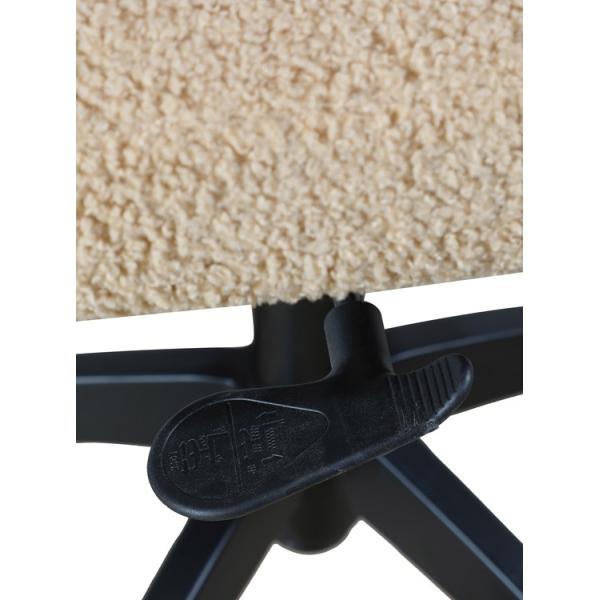 0.099CBM White Executive Desk Rattan Computer Chair 72 X 30 X 50 Cm 4 STAR