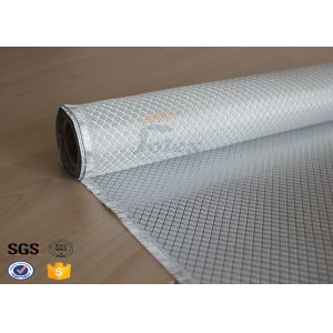 Cheap Flame Retardant Fiberglass Fabric Silver Plated Fabric Double Sides 230g wholesale
