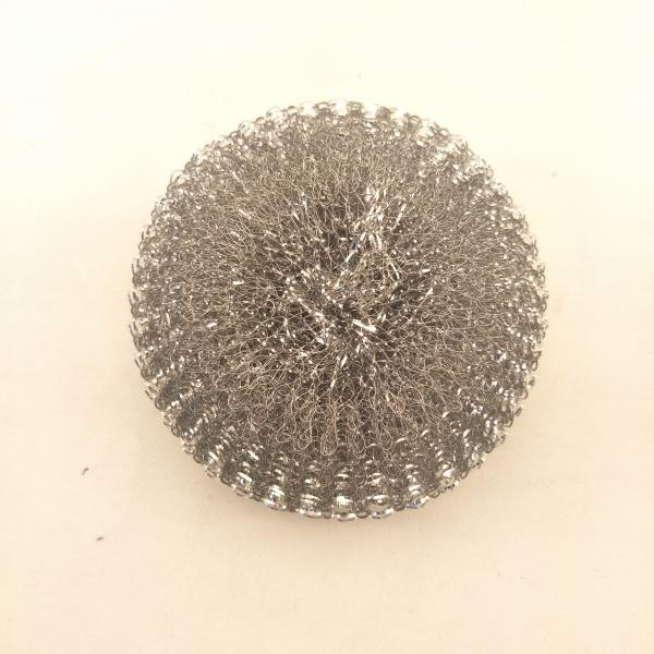 Galvanized Steel Wire Pot Scourers , Stainless Steel Cleaning Pads With Strong Cleaning Capacity