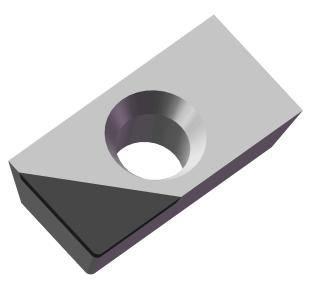 Aluminum Engine PCD Inserts Polycrystalline Diamond Tools Continuous Turning