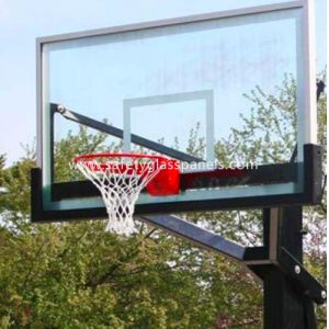 Cheap Ultra Clear 15mm Outdoor Tempered Glass Composite Basketball Backboard wholesale