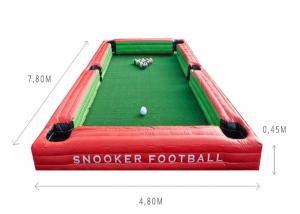 Cheap Custom Inflatable Snooker Ball Games Inflatable Billiards Table Sport Games wholesale