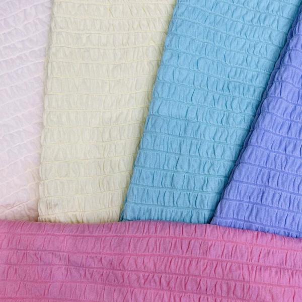 Knitting Crinkle Double Gauze Fabric 280gsm