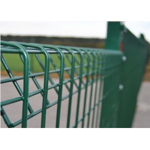 China 6ft BRC PVC Coated Wire Mesh Fence Black on sale