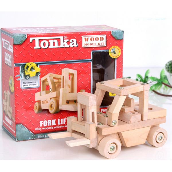 TONKA wooden toys / assembling truck model / Educational Toys / DIY Toy