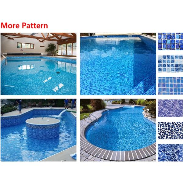 Rectangle Waterproof 1.2mm Pvc Swimming Pool Liner