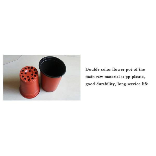 good quality plastic PP agar-agar pot flower pot in low price