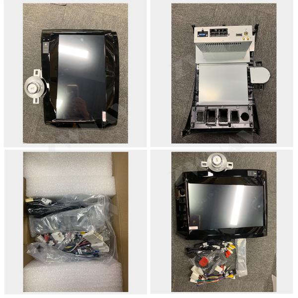 6 Core Toyota Tundra Head Unit Android 9 Bluetooth 45V Tesla Style