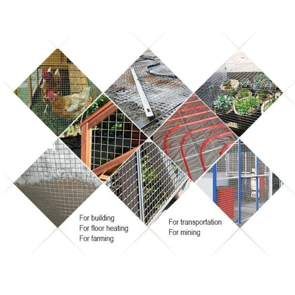 Heavy Duty Galvanized Welded Wire Mesh Fencing Panels 1/2 Inch