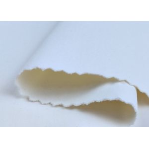 China 85%Recycled nylon 15%spandex fabric 130gsm swimsuit bra white stretch knitted fabric on sale