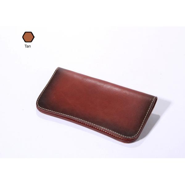Vintage Leather Wallets for Women Classical Long Leather Wallets for Men