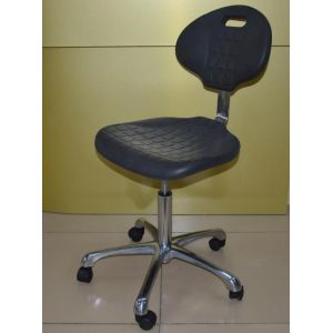 China Ergonomic Static Office Chair Black Conductive Stool Antistatic Chair Lift on sale